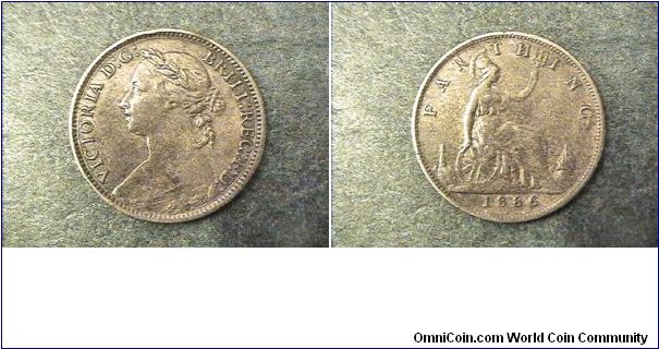 VICTORIA DG BRITT REG F D,

Farthing