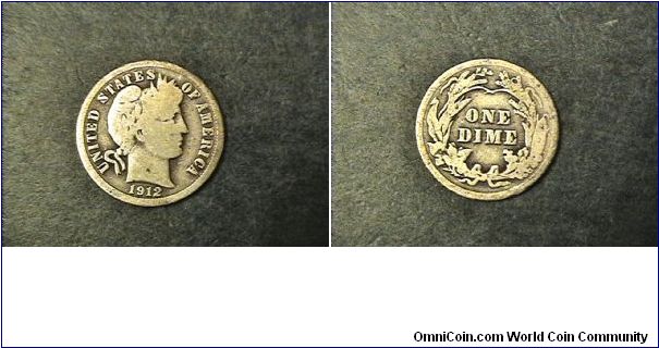 Barber Dime, 10 Cents