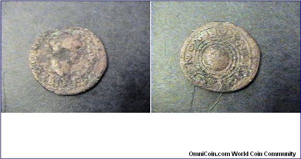 Domitian 81-96AD
Roman Provinical coinage.
Obv:AVT KAISAP DOMITAINOS SEB.
Rev: KIONON MAKEDONON (in Greek lettering)
AE/25mm 5.6 grams