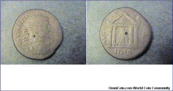Caracalla 188-217AD
Roman Provinical
Obv:AVT M AVP????
Rev: NHG
AE/30mm 16.5 grams