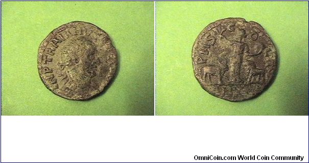 Trajan Decius 249-251AD
Roman Provinical
Obv; IMP TRAIANVS DECIVS AVG
Rev:PMS COLVIM ANX
Viminacium, Moesia 249AD
AE/27mm 14.6 grams