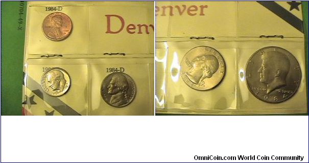 USA 1984 Denver mint set