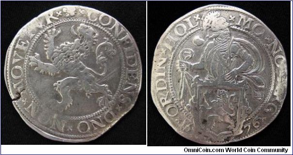 Holland lion daalder. First year of issue.