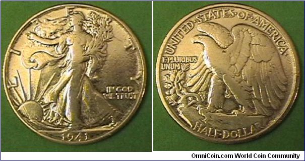 USA Walking Liberty Half Dollar