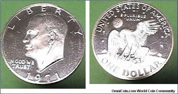 1971 S Ike Dollar
0.400 silver