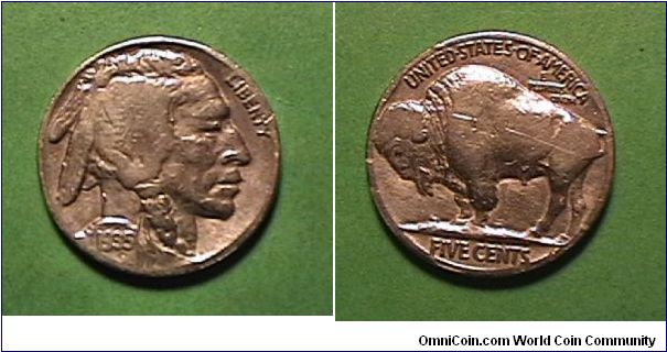 US 1935 Buffalo Nickel