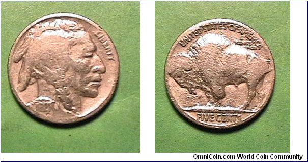US 1927 Buffalo Nickel