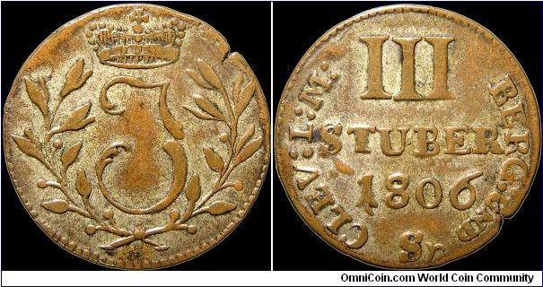 3 Stuber, Julich-Cleves-Berg.

The Sr mintmark variant.                                                                                                                                                                                                                                                                                                                                                                                                                                                           