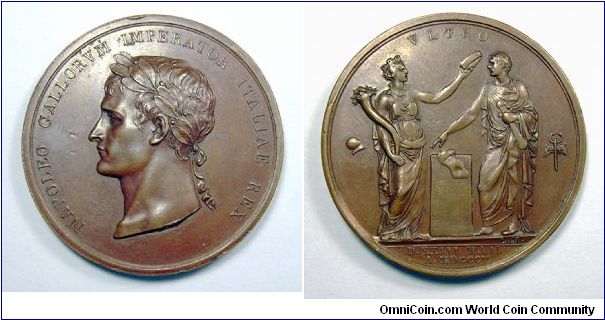 Napoleonic Medals.
Coronation in Milan

Paris mint