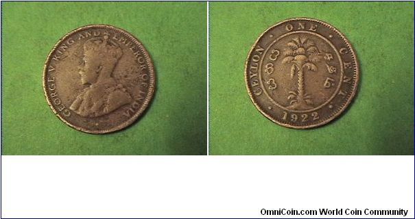 Ceylon One Cent