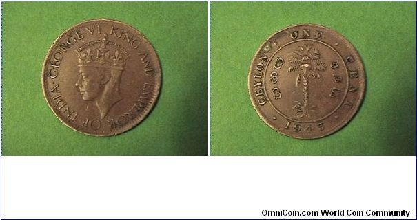 Ceylon One Cent