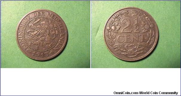 2 1/2 CENTS
bronze