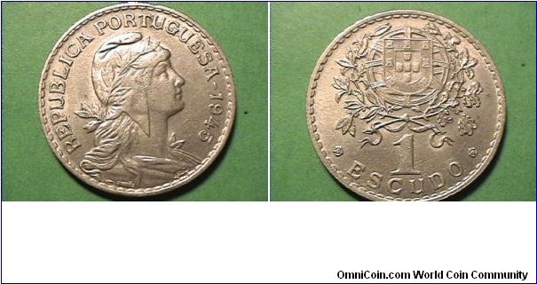 REPUBLICA PORTUGUESA
1 ESCUDO
copper-nickel