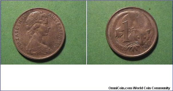 ELIZABETH II AUSTRALIA
1 CENT
bronze