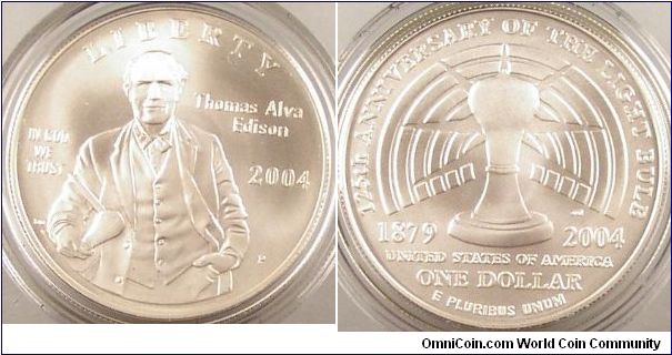2004 Edison dollar
