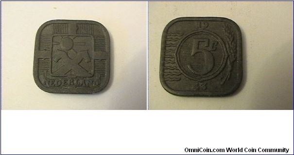 NEDERLAND
5 CENTS
zinc