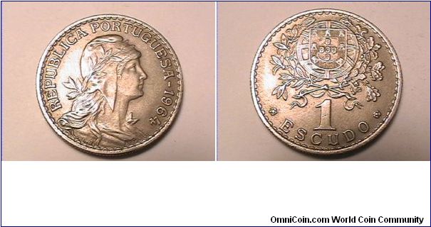REPUBLICA PORTUGUESA
1 ESCUDO
copper-nickel