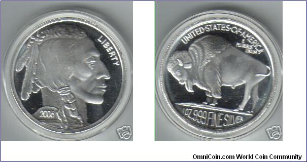 Buffalo Silver Round