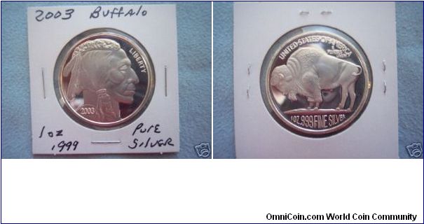 Baffalo Silver Round