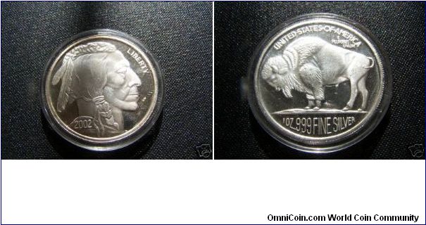 Buffalo Silver Round