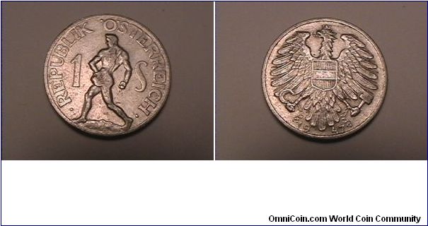 REPUBLIK OSTERREICH
1 SHILLING
alum