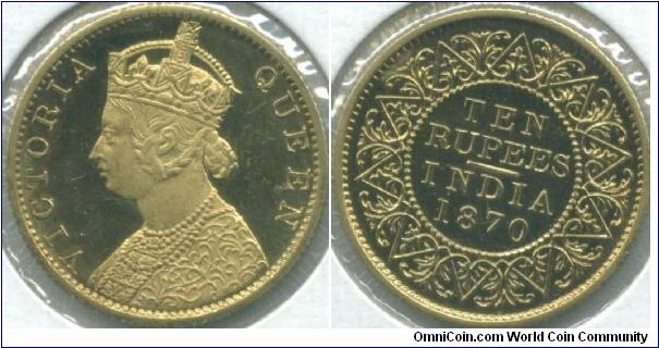 Victoria 10 Rupees