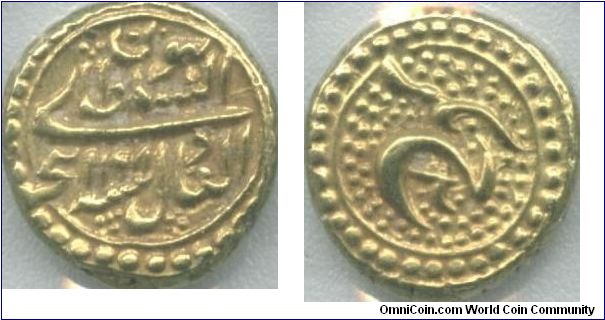 Tipu Sultan Pagoda. Nagar Mint. AH 1198