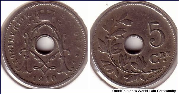 5 Centimes 1910 - Dutch Legends - Almost Medal Allignment