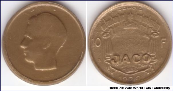 10 Francs 1970 - Dutch Legends - Playmoney Plastic copy - JACO