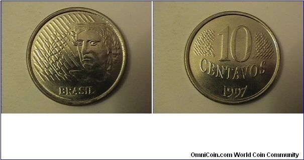 BRASIL
10 CENTAVOS
stainless steel