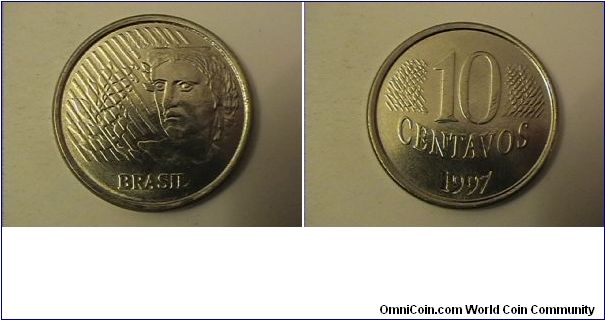 BRASIL
10 CENTAVOS
stainless steel