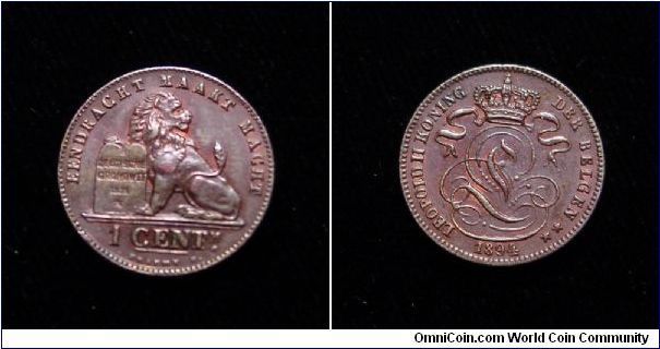 1894 Belgium Centime