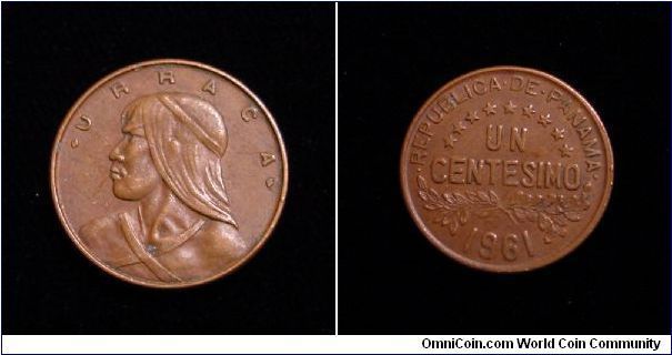 1961 Panama Centesimo