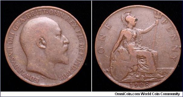 1908 British Penny