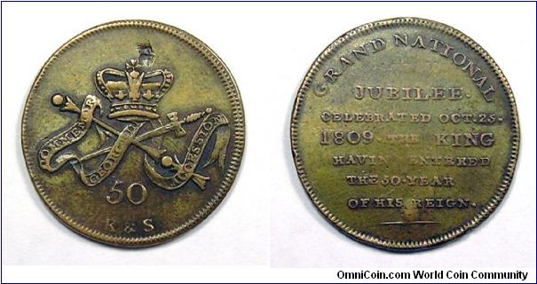 George III. 50th Jubilee of his reign. mm. 25