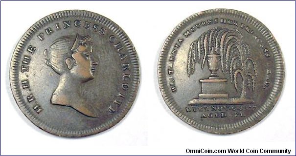 Death of Princess Charlotte.
Mm 25