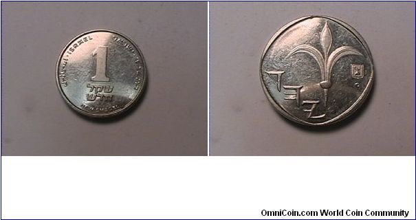 ISRAEL
NEW SHEQEL
1994-O OTTAWA MINT
copper-nickel