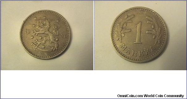 1 MARKKA
1930-S
copper-nickel