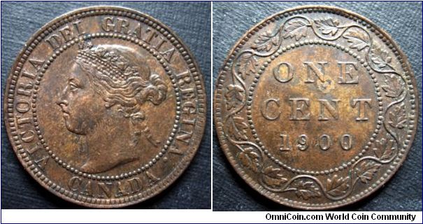 1900 1 cent - No H variety.