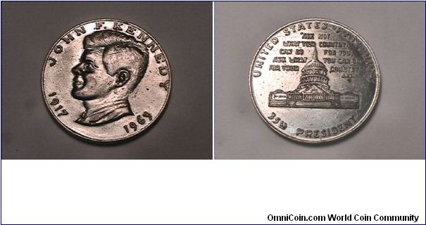 JOHN F. KENNEDY
1917-1963
UNITED STATES OF AMERICA 35 TH PRESIDENT