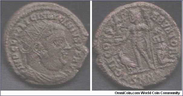 Licinius I Ae Follis Iovi Conservatori reverse. Reasonable portrait coin.