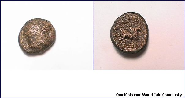 Circa 350 BC, Philip II of Macedon
bronze