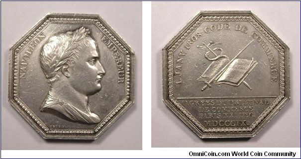 Tribunal de Commerce.
Silver Jetton.
Mm. 36