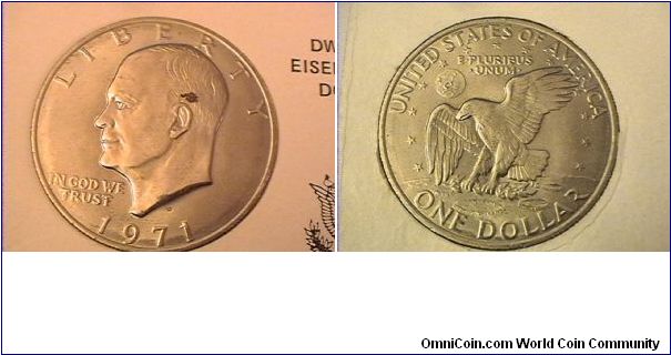 US IKE DOLLAR
1971-D