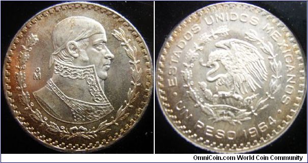 Mexico 1964 1 peso.