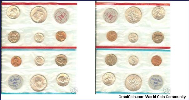 P & D Uncirculated Mint Set.