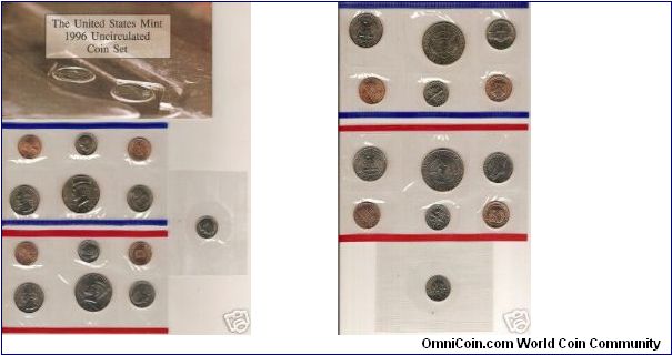 P & D Uncirculated Mint Set with W Dime