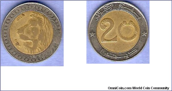 Denominacion: 20 Dinares