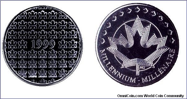 Mint token, part of Millennium set.                                                                                                                                                                                                                                                                                                                                                                                                                                                                                 