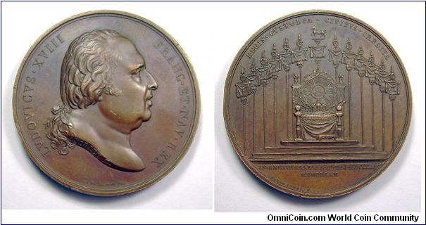 Louis XVIII - Anniversary of the Ist Restoration.
Mm. 50